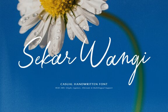 Sekar Wangi | Casual Handwritten Font
