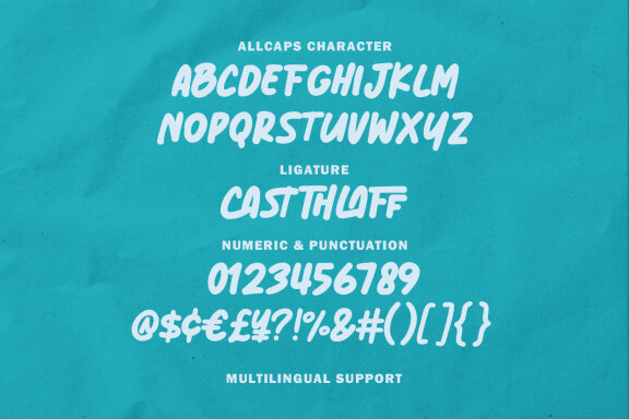 Capuno Bold Handmade Font