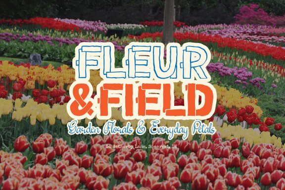 Petal Types | Fun Hand Drawn Font