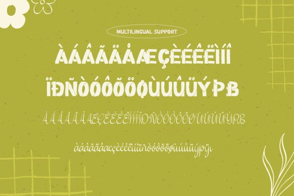 Petal Types | Fun Hand Drawn Font