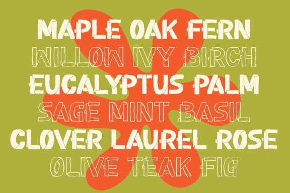 Petal Types | Fun Hand Drawn Font