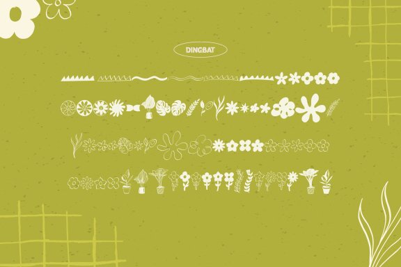 Petal Types | Fun Hand Drawn Font
