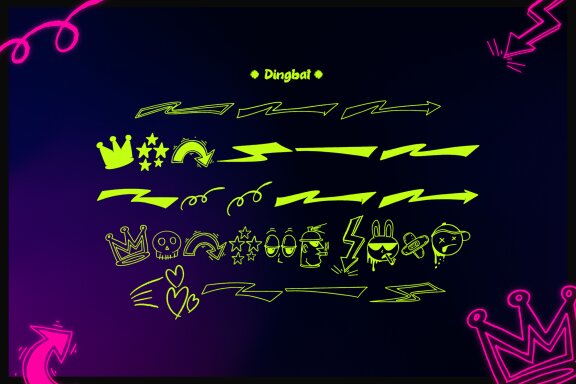 Bling Nioh | Graffiti Typeface