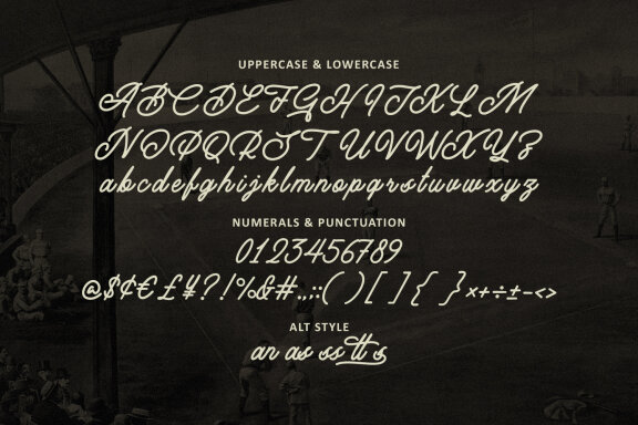 Banditos Monoline Script