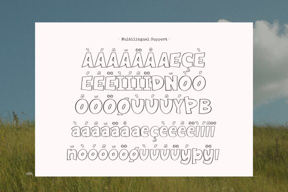 Path Note | Outline Bold Handwritten