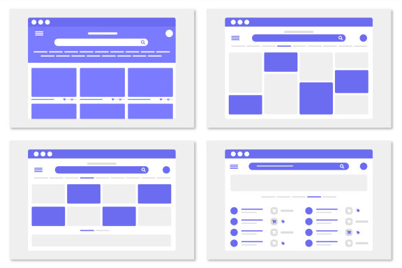 12 Search Engine Vector Illustration