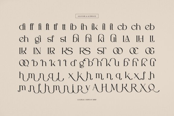 Lugielle | Modern Display Serif