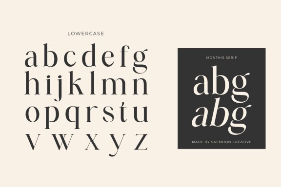 Monthis | Classic & Elegant Serif Display