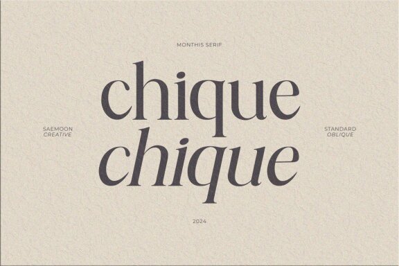 Monthis | Classic & Elegant Serif Display
