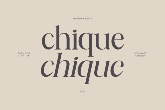 Monthis | Classic & Elegant Serif Display