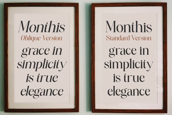 Monthis | Classic & Elegant Serif Display
