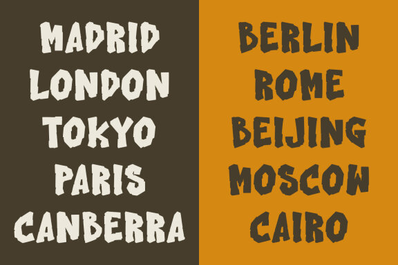 Janggro Display Font