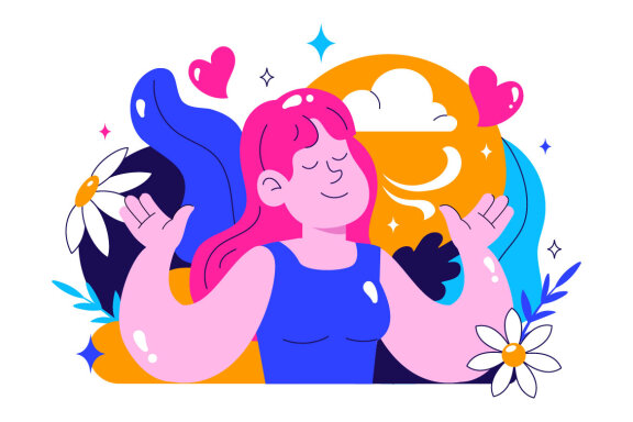 10 Peaceful Breathwork Session Illustration