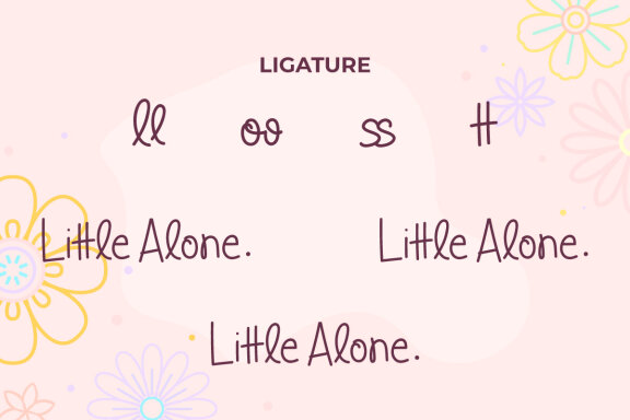 Little Alone FREE Font