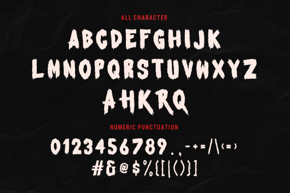 Krrraw Brush Handmade Display Font