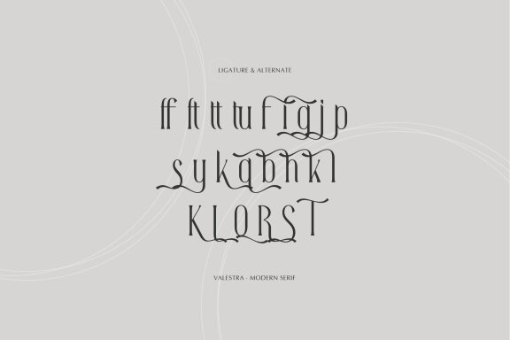 Valestra | Display Modern Serif