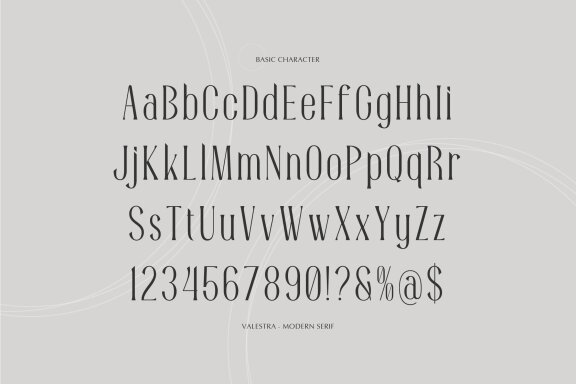 Valestra | Display Modern Serif