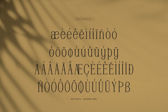 Reftoliya | Modern Serif Font