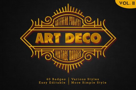 Art Deco - Vintage Badges Vol. II