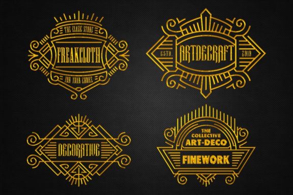 Art Deco - Vintage Badges Vol. II
