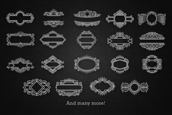 Art Deco - Vintage Badges Vol. II
