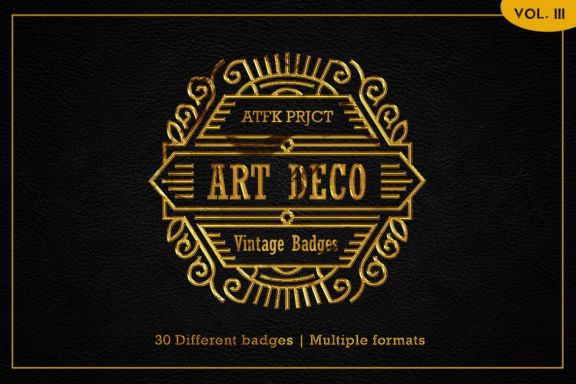 Art Deco - Vintage Badges Vol. III