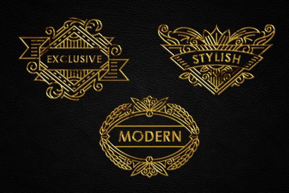 Art Deco - Vintage Badges Vol. III