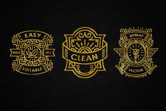 Art Deco - Vintage Badges Vol. III