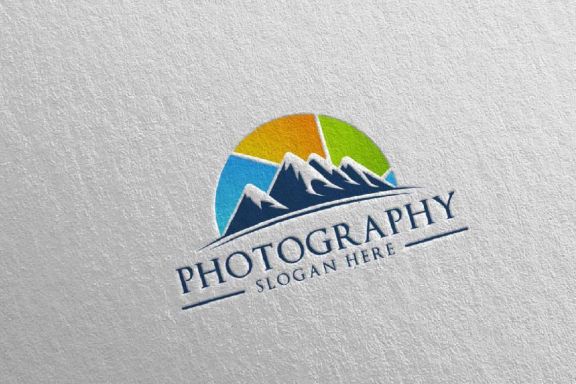Mountain Camera Photography Logo 13