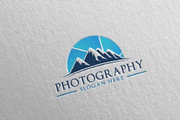 Mountain Camera Photography Logo 13