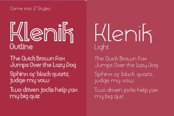 Klenik | a Slab Seriff Font