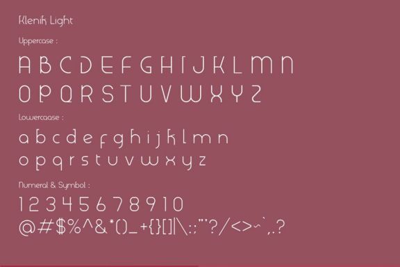 Klenik | a Slab Seriff Font