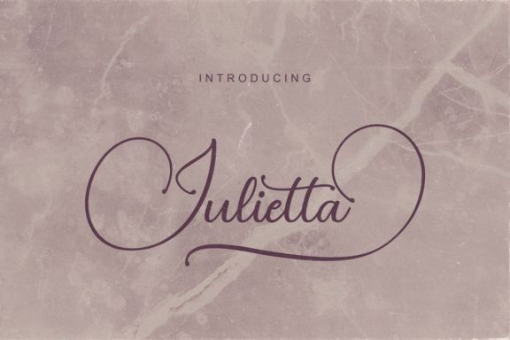 Julietta Script Font