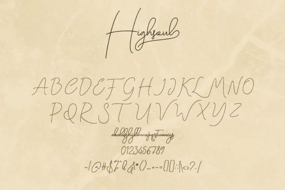 Highsoul Script Font