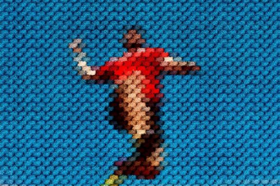 Knitting Photoshop Action