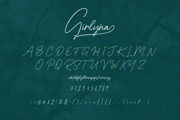 Girlyna Script Font