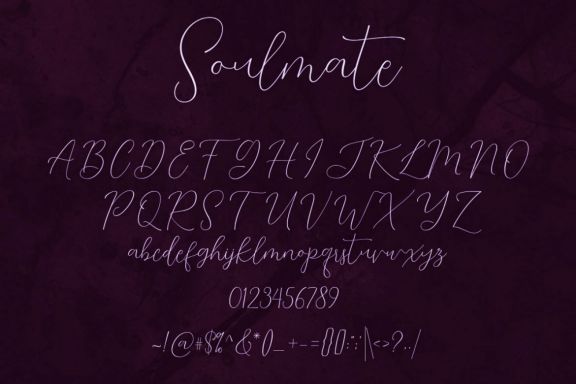 Soulmate Script Font
