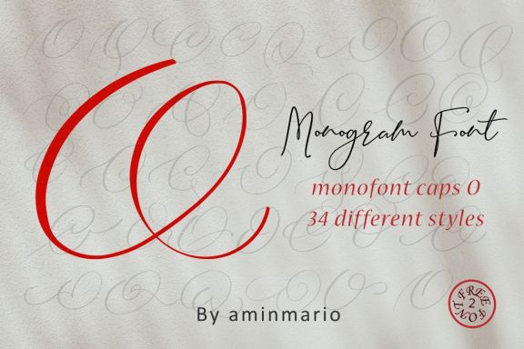 MONOGRAM O | Monofont caps O