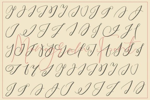 MONOGRAM I - Monofont caps I