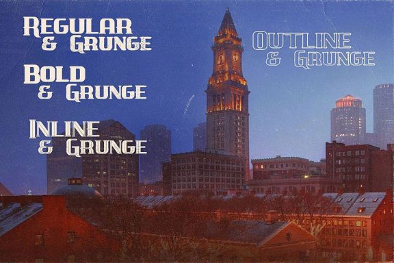Boston - Vintage Style Font