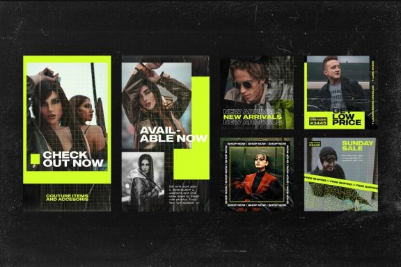 Fashion Instagram Templates 4