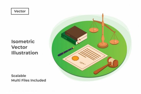 Isometric Vector Illustration Template Vol 3