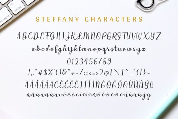 Steffany - Handwriting Font
