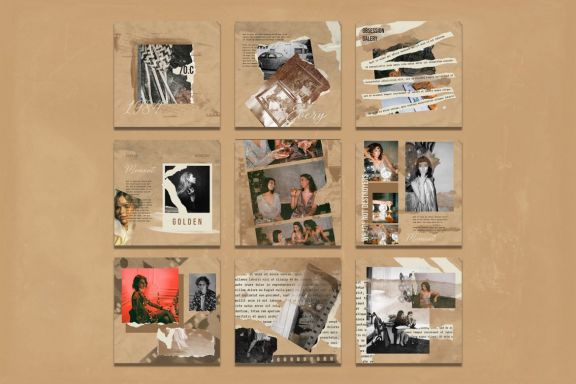 Old Concept Instagram Templates