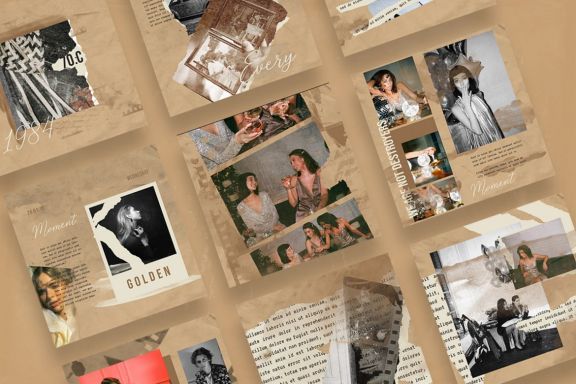 Old Concept Instagram Templates