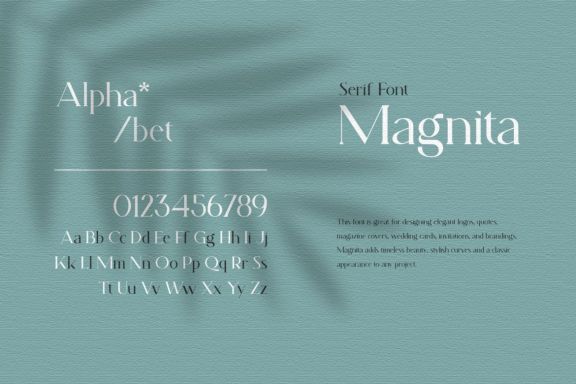 MAGNITA - Serif Font Typeface