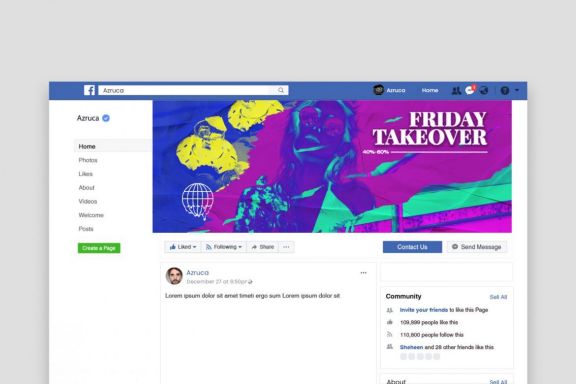 Vibrant Facebook Cover Templates