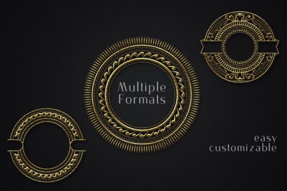 Circular Decorative Frames