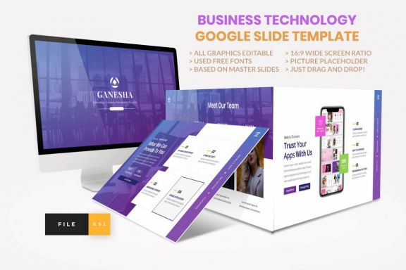 Business - Technology Google Slide Template