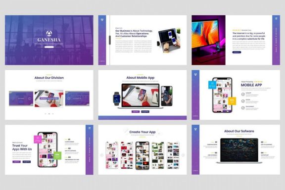 Business - Technology Google Slide Template